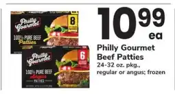 Safeway Philly Gourmet Beef Patties offer