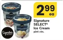 Safeway Signature Select Ice Cream offer