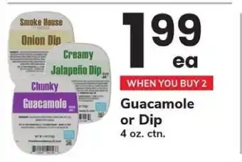 Safeway Guacamole or Dip offer