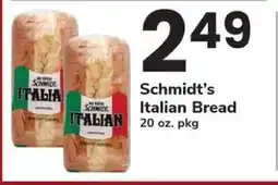 Safeway Schmidt's Italian Bread offer