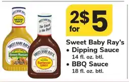 Safeway Sweet Baby Ray’s Sauces offer