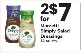 Safeway Marzetti Simply Salad Dressings offer