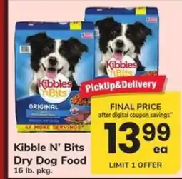 Safeway Kibble N' Bits Dry Dog Food offer