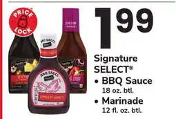 ACME Signature SELECT BBQ Sauce 18 oz. btl., Marinade 12 fl. oz. btl offer