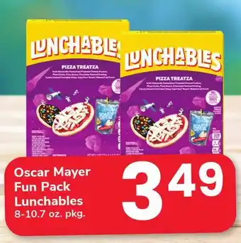 ACME Oscar Mayer Fun Pack Lunchables offer