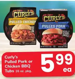 ACME Curly's Pulled Pork or Chicken BBQ Tubs offer