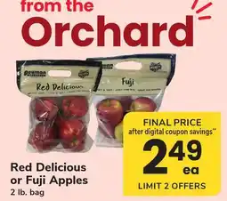 ACME Red Delicious or Fuji Apples offer