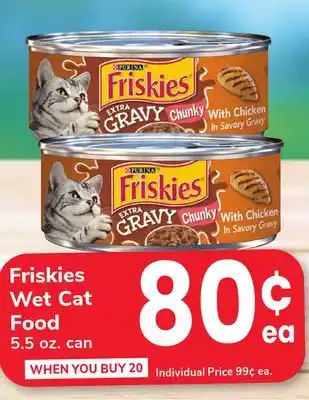 ACME Friskies Wet Cat Food offer