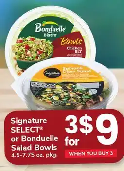 ACME Signature SELECT or Bonduelle Salad Bowls offer