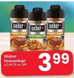 ACME Weber Seasonings offer