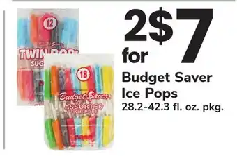 ACME Budget Saver Ice Pops offer