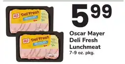 ACME Oscar Mayer Deli Fresh Lunchmeat offer