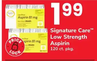 ACME Signature Care Low Strength Aspirin offer