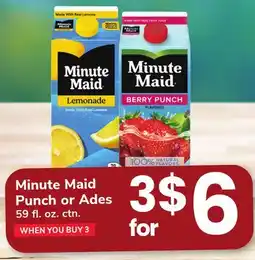 ACME Minute Maid Punch or Ades offer