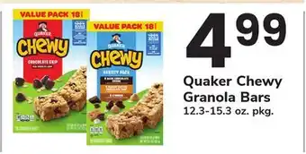 ACME Quaker Chewy Granola Bars offer