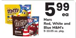 ACME Mars Red, White and Blue M & M' s offer