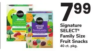 ACME Signature SELECT Family Size Fruit Snacks offer