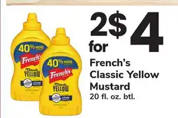 ACME French's Classic Yellow Mustard offer