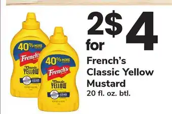 ACME French's Classic Yellow Mustard offer