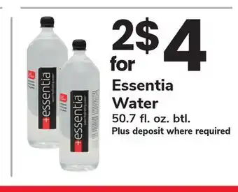 ACME Essentia Water offer