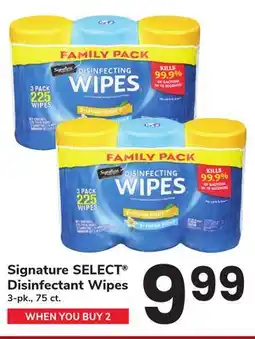 ACME Signature SELECT Disinfectant Wipes offer