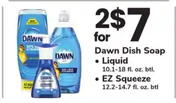 ACME Dawn Dish Soap Liquid 10.1-18 fl. oz. btl., EZ Squeeze 12.2-14.7 fl. oz. btl offer