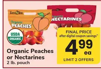 ACME Organic Peaches or Nectarines offer