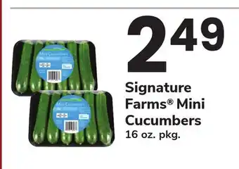 ACME Signature Farms Mini Cucumbers offer