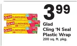 ACME Glad Cling 'N Seal Plastic Wrap offer