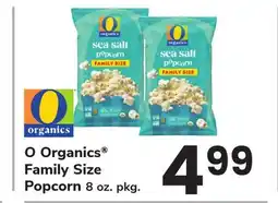 ACME O Organics Family Size Popcorn offer
