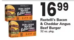 ACME Rastelli's Bacon & Cheddar Angus Beef Burger offer
