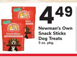 ACME Newman's Own Snack Sticks Dog Treats offer
