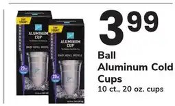 ACME Ball Aluminum Cold Cups offer