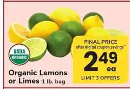 ACME Organic Lemons or Limes offer