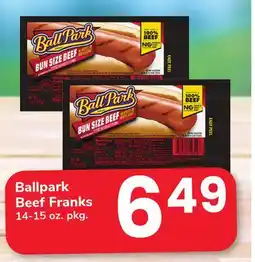 ACME Ballpark Beef Franks offer