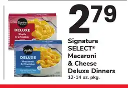 ACME Signature SELECT Macaroni & Cheese Deluxe Dinners offer