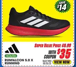 Big 5 Adidas Runfalcon 5.0 Boys' Running Shoes offer
