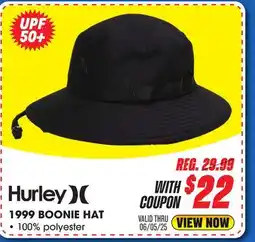 Big 5 HURLEY 1999 BOONIE HAT offer