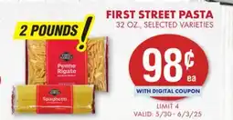 Smart & Final FIRST STREET PASTA offer