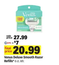 Meijer Venus Deluxe Smooth Razor Refills offer