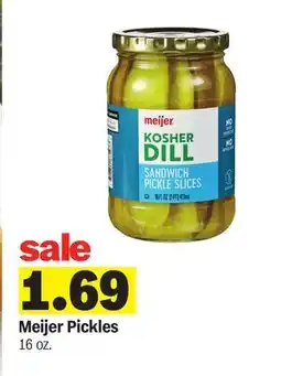 Meijer Meijer Pickles offer