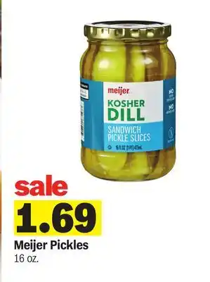 Meijer Meijer Pickles offer