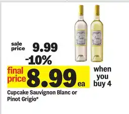 Meijer Cupcake Sauvignon Blanc or Pinot Grigio offer