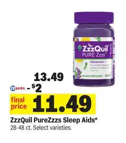 Meijer ZzzQuil PureZzzs Sleep Aids offer