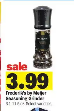 Meijer Frederik's by Meijer Seasoning Grinder offer