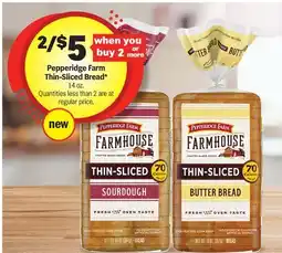 Meijer Pepperidge Farm Thin-Sliced Bread offer