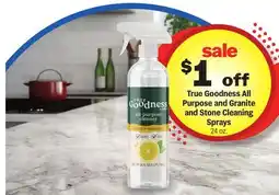 Meijer True Goodness All Purpose and Granite and Stone Cleaning Sprays offer