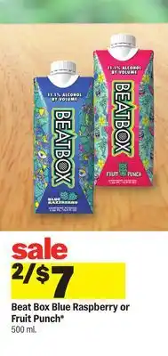 Meijer Beat Box Blue Raspberry or Fruit Punch offer