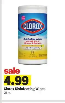 Meijer Clorox Disinfecting Wipes offer