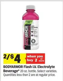 Meijer BODYARMOR Flash I.V. Electrolyte offer